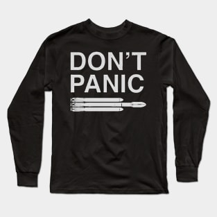 Don't Panic SpaceX Space Mars Long Sleeve T-Shirt